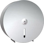 ASI® Bathroom Tissue Dispenser, Jumbo Roll, Surface Mounted, Stainless Steel, 10 5/8"H x 10 5/8"W x 4 1/2"D