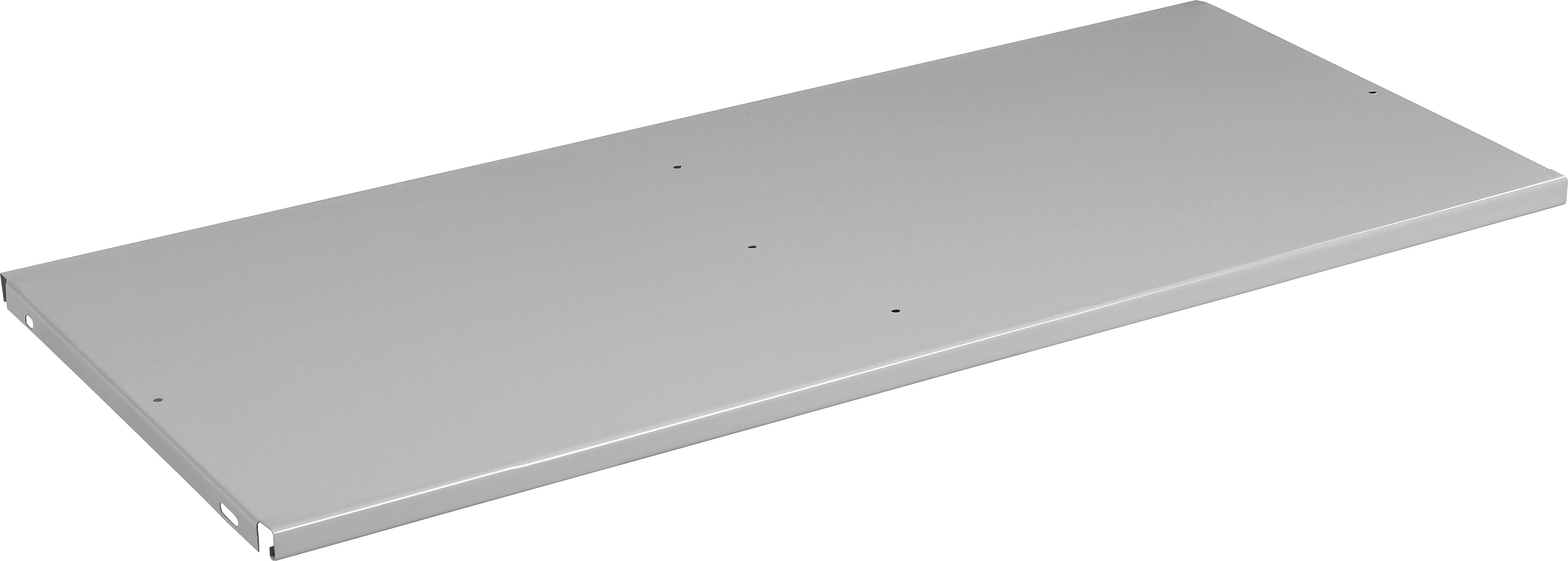 Tennsco Extra Shelf for 18" Deep Storage Cabinet, Supports 400 lb., Light Grey, 3/4"H x 36"W x 18"D