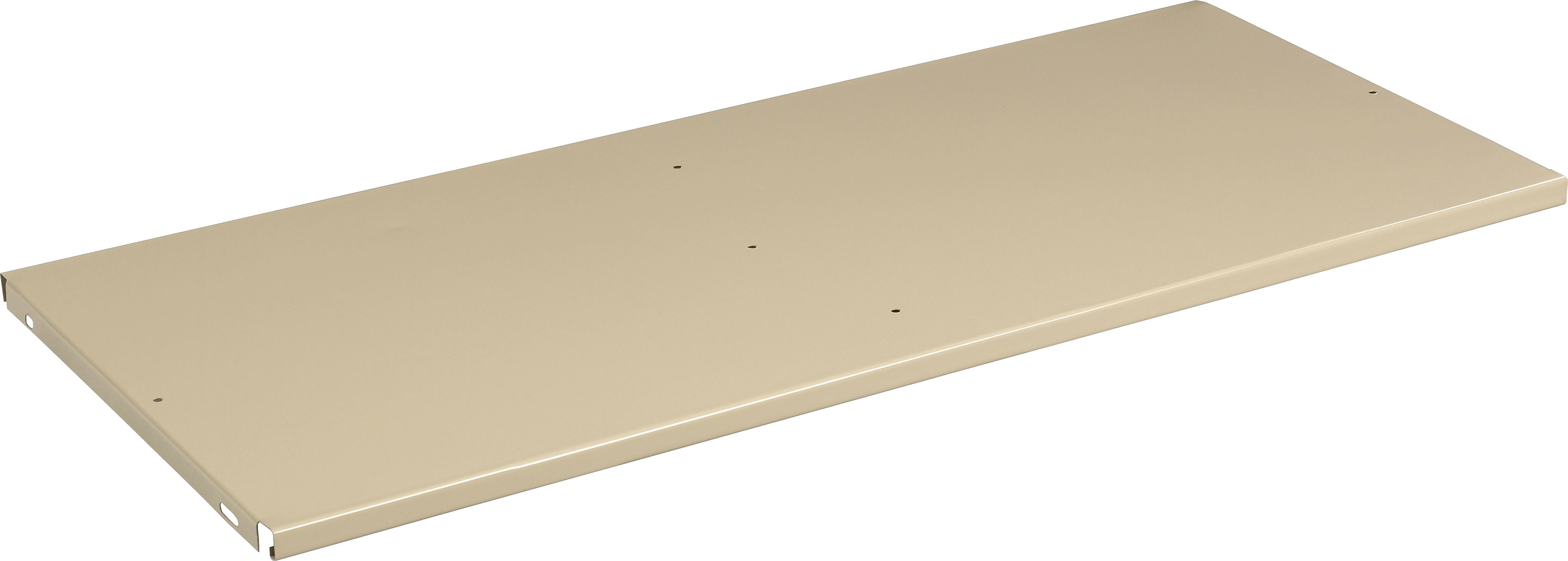 Tennsco Extra Shelf for 24" Deep Storage Cabinet, Supports 400 lb., Putty, 3/4"H x 36"W x 24"D