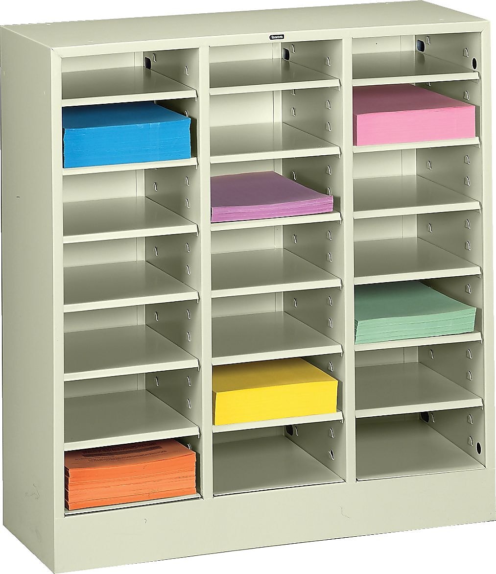 Tennsco Literature Organizer, 30.6", Putty (TNN-4075PY)