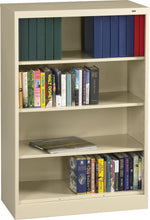 Tennsco 55"H 4-Shelf Welded Bookcase, Putty (TNN-BC1852PY)
