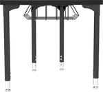 Balt Shapes Desk Optional Wire Book Box, Chrome, 4"H x 15"W x 13.5"D