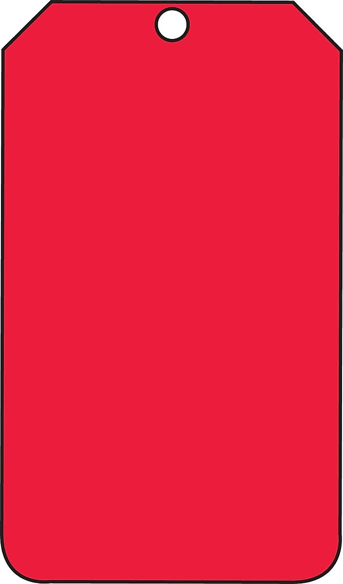 Accuform 5 3/4" x 3 1/4" RP-Plastic Scaffold Status Tag "DANGER DO NOT USE..", Black On Red, 25/Pack (TSS101PTP)