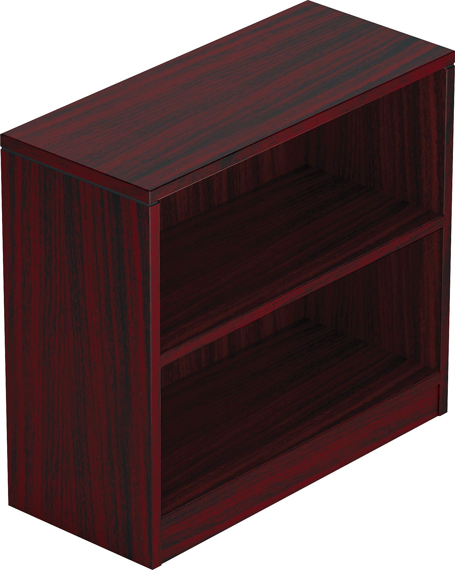 Offices To Go Superior Laminate 30" 1 Shelf Bookcase, American Mahogany, 32Wx14Dx30H