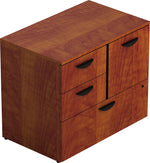 Offices To Go Superior Laminate Mixed Storage Unit with Lock, American Dark Cherry, 36Wx22Dx29.5H