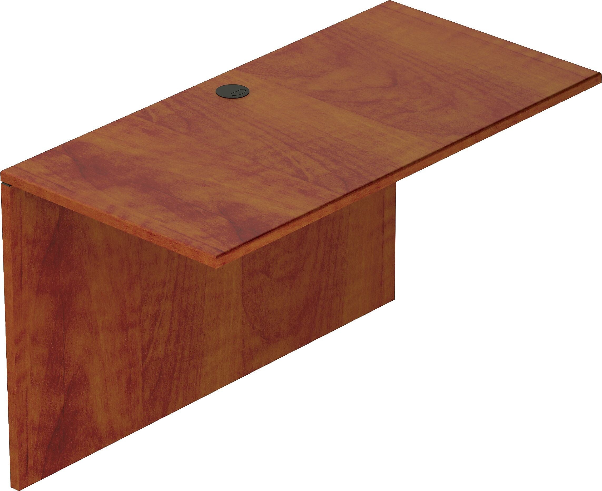 Offices To Go Superior Laminate 48" Flush Bridge, American Dark Cherry Laminate, 48Wx24Dx29.5H