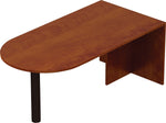 Offices To Go Superior Laminate D-Island, American Dark Cherry Laminate, 71Wx36Dx29.5H