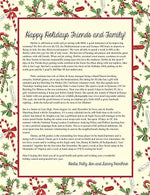 Great Papers® Holiday Stationery Candy Cane & Holly, 80/Count