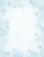 Great Papers® Holiday Stationery Blue Flakes, 80/Count