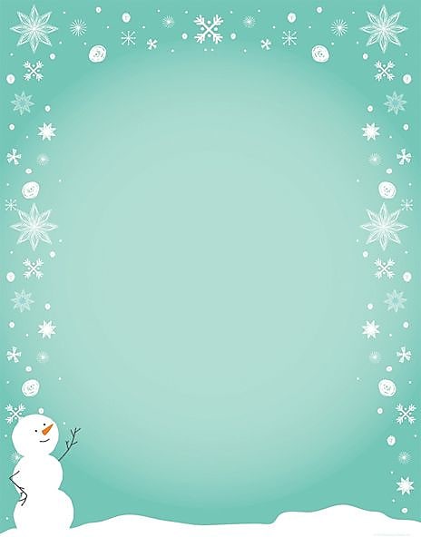 Great Papers® Silly Snowman Letterhead, 80/Pack (2011863)