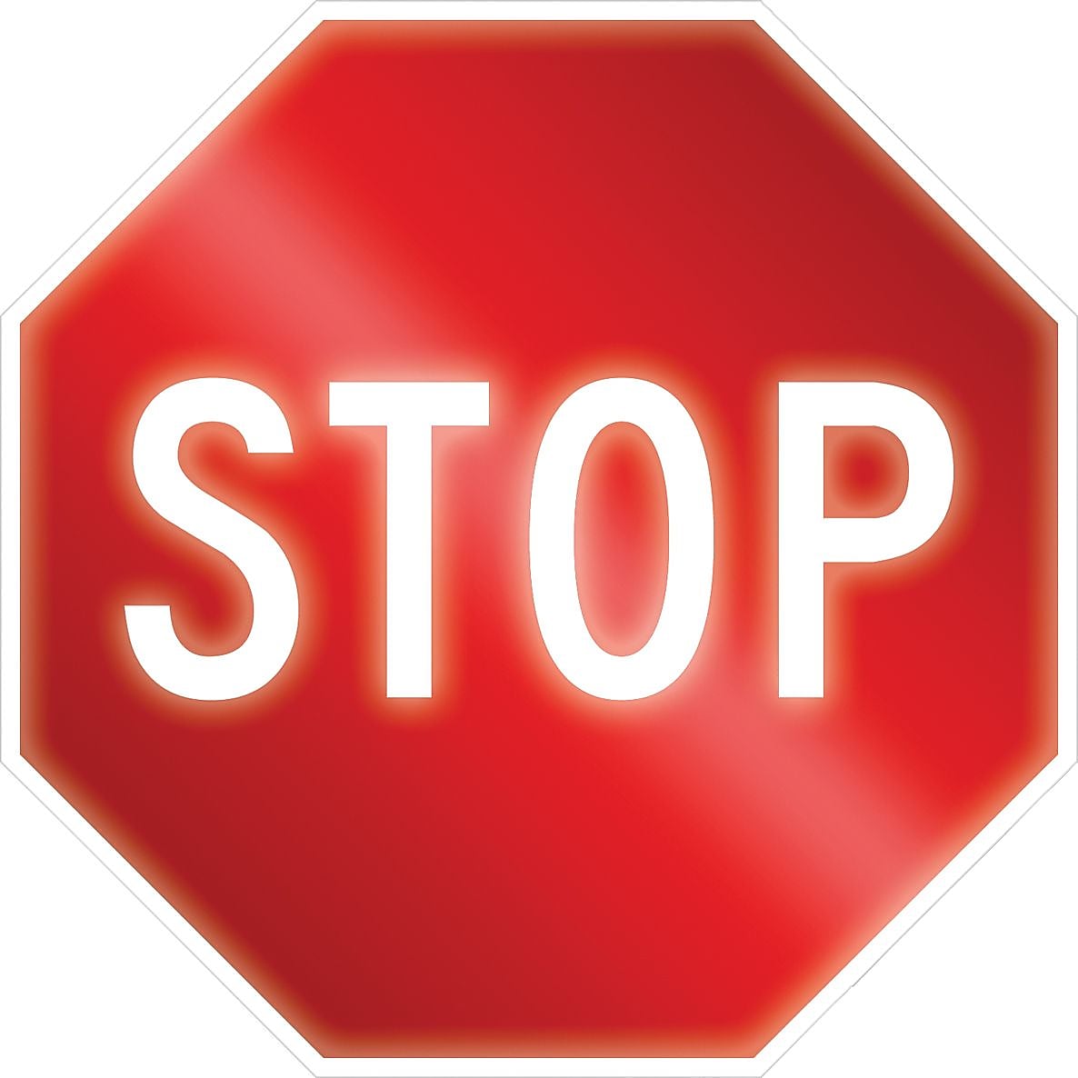 Accuform Prismatic Reflective "STOP" Regulatory Traffic Sign, 18" x 18", Aluminum (FRR012)