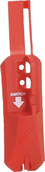 Accuform STOPOUT Universal Blockout Wall Switch Lockout, Red (KDD139)