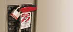 Accuform STOPOUT Single Pole 120/240 Circuit Breaker Lockout With Bar Clamp, Red (KDD160)