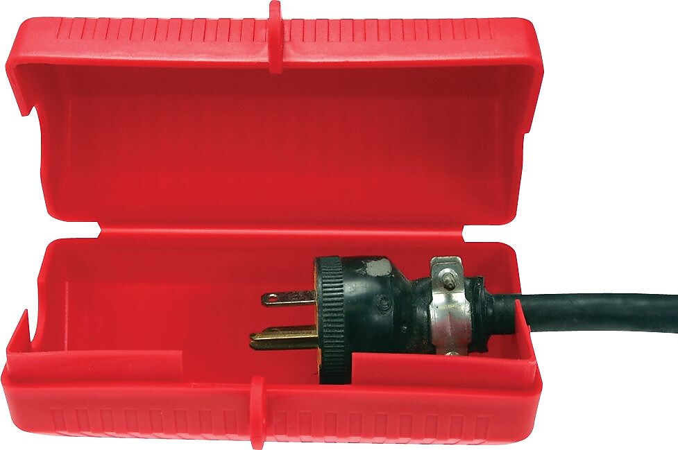 Accuform STOPOUT StopPlug 110 VAC Plug Lockout, Red (KDD225)
