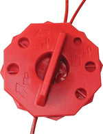 Accuform STOPOUT Twist 'n Lock Cable and Cinch Lockout Hasp With 6' Steel Cable, Red (KDD637)