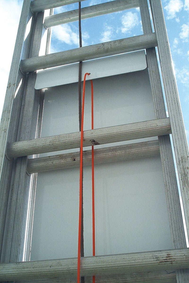 Accuform Ladder Shield 42" x 13.25" Aluminum Lockout Kit "DANGER DO..", Red/Black On White (KLB426)