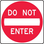 Accuform Reflective "DO NOT ENTER" Regulatory Traffic Sign, 30" x 30", Aluminum (MR5130HP)