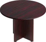 Offices To Go 42" Dia. Superior Laminate Round Conference Table, American Mahogany (TDSL42RAML)