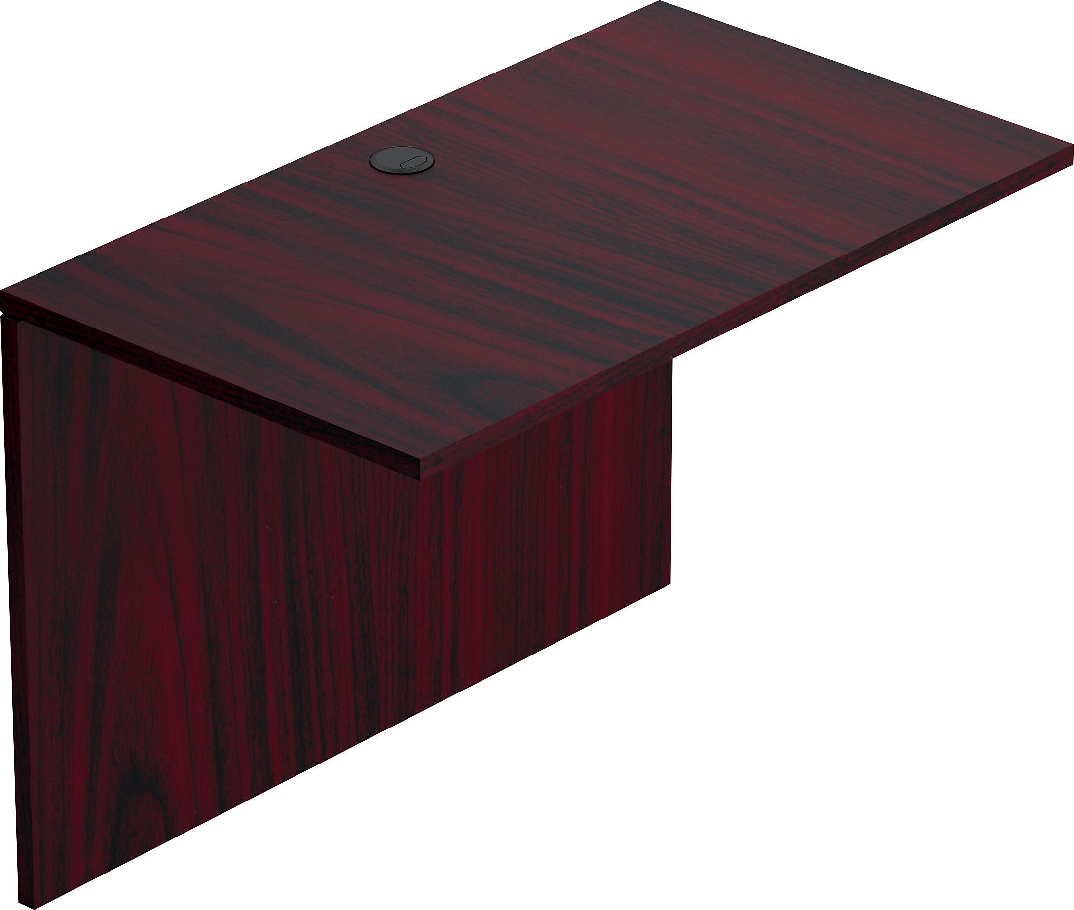 Offices To Go 42" x 24" Flush Bridge, American Mahogany (TDSL4224FBAML)