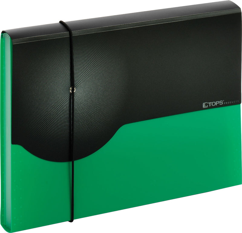 Pendaflex Plastic Accordion File, 7-Pocket, Letter, Green (67440GRN)