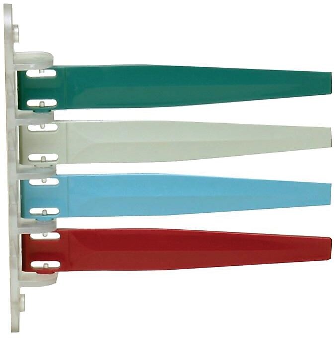 Contemporary Colors Exam Room Signals, Assorted Colors, 4 Flags (I4CF169774)