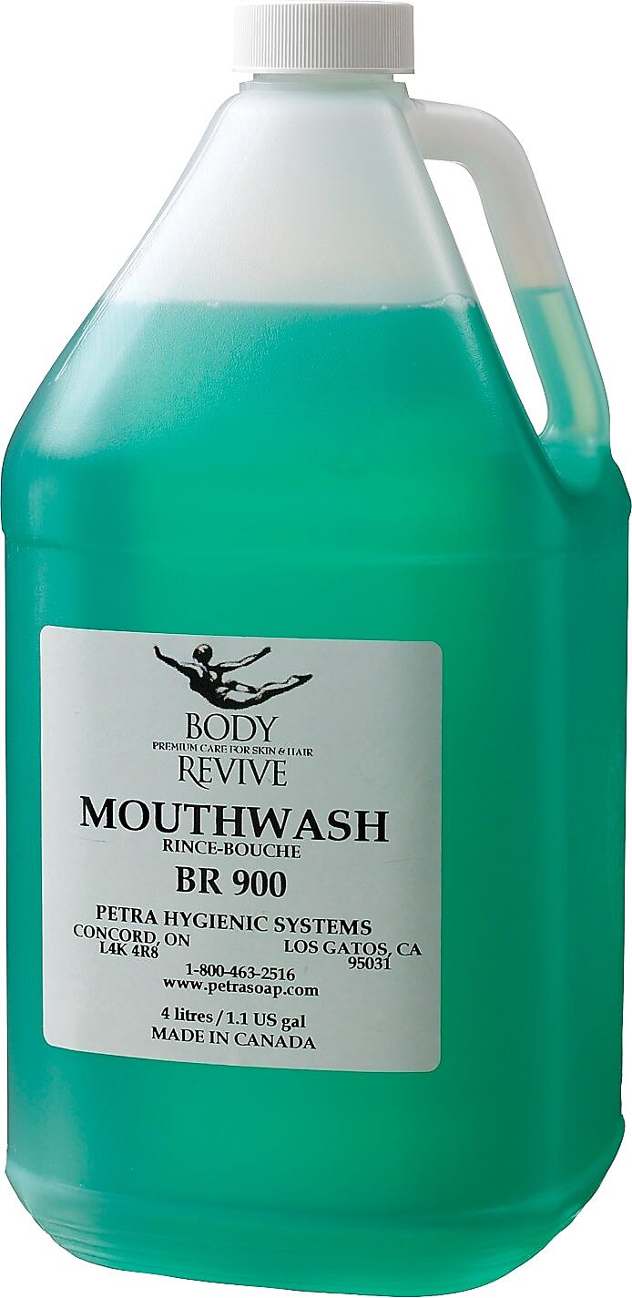 Petra Hygenic Systems Body Revive Peppermint Mouthwash, 4/Ct