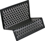 Artistic Urban Collection Punched Metal Business Card Holder,  Black,  2” x 3 ½”,  50 Card Capacity (ART20001)