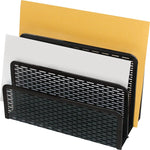 Artistic Urban Collection Punched Metal Letter Sorter,  Black (ART20003)