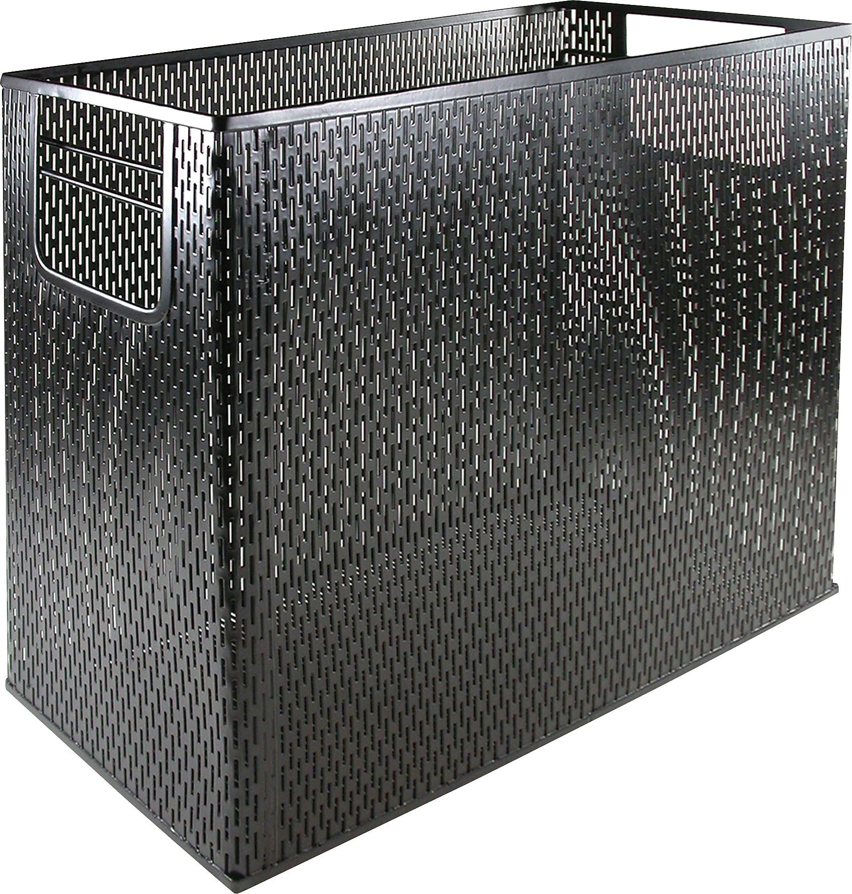 Artistic Urban Collection Punched Metal Desktop File,  Black (ART20010)