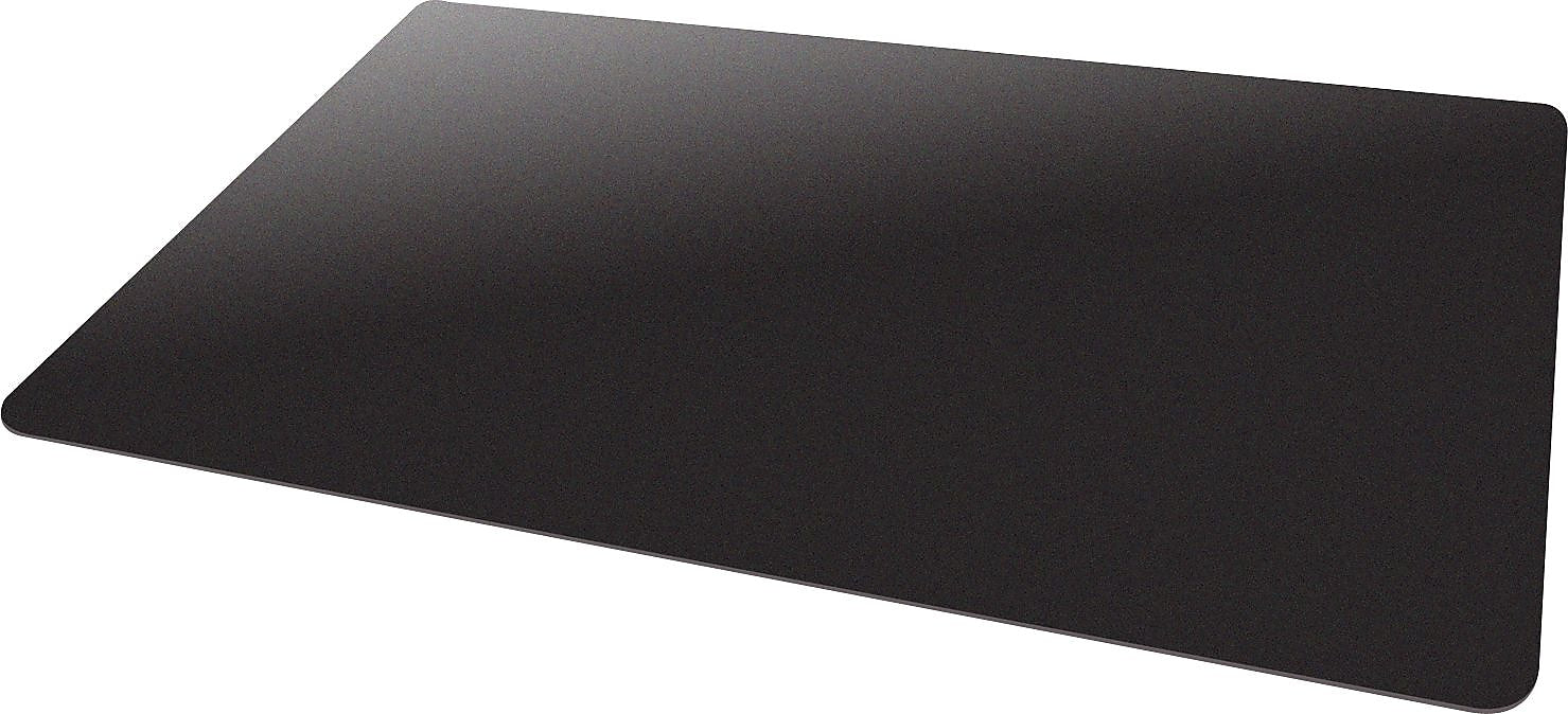 Deflecto Blackmat Vinyl Chair Mat Studded, Rectangle, 45"x53", Black
