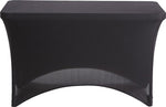 ICEBERG iGear Fabric Table Cover, Polyester/Spandex, 4', Black (16511)