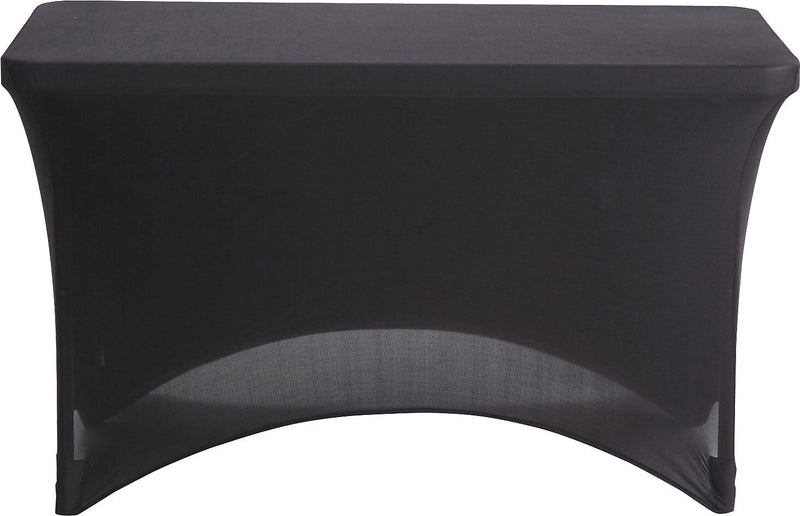 ICEBERG iGear Fabric Table Cover, Polyester/Spandex, 4', Black (16511)