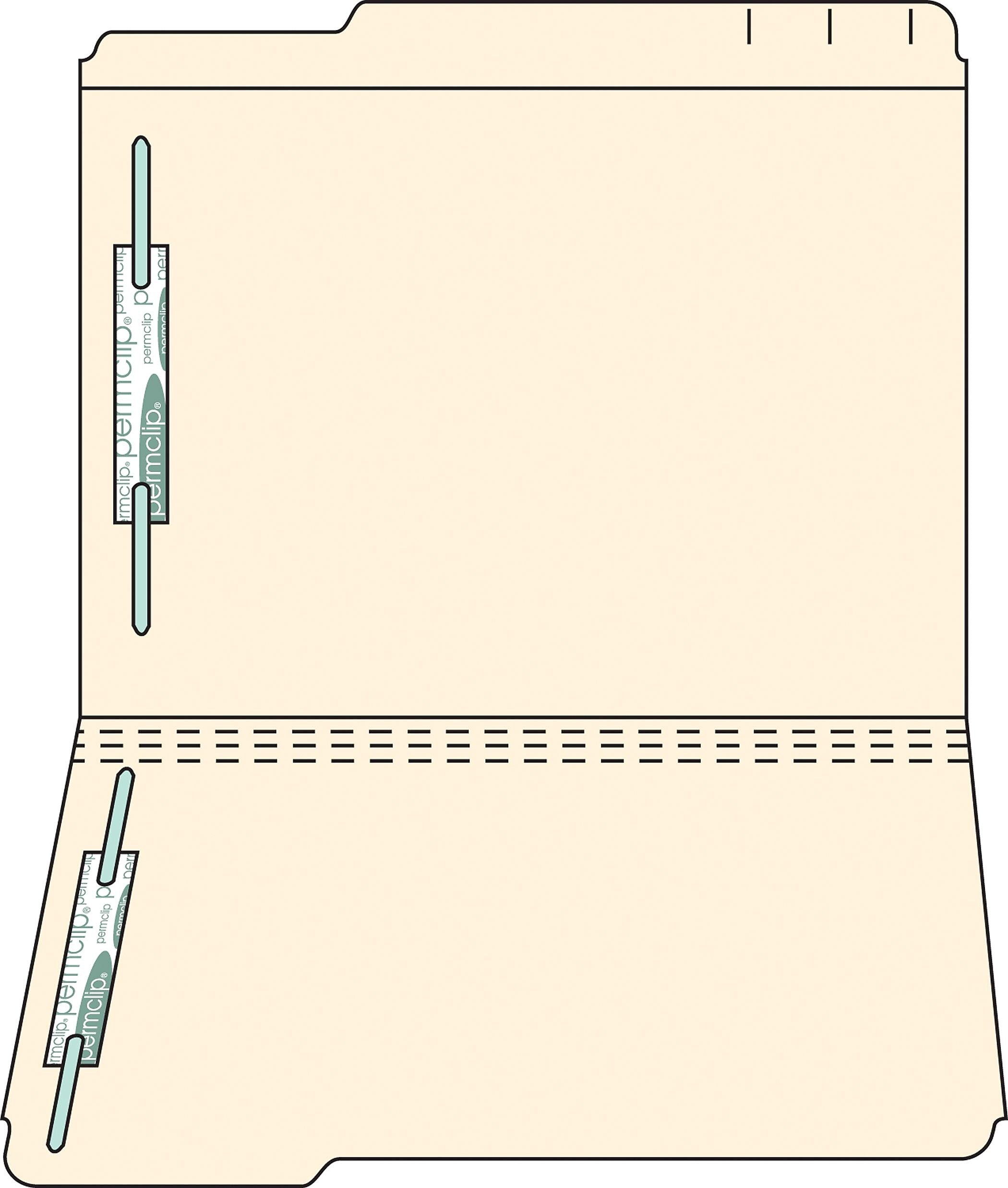 Medical Arts Press File Folder, 1/3-Cut Tab, Letter Size, Paper Stock, Manila, 50/Box (52409)