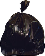 Heritage AccuFit 32 Gallon Industrial Trash Bag, 33" x 44", Low Density, 1.3 Mil, Black, 5 Rolls (H6644PK R01)