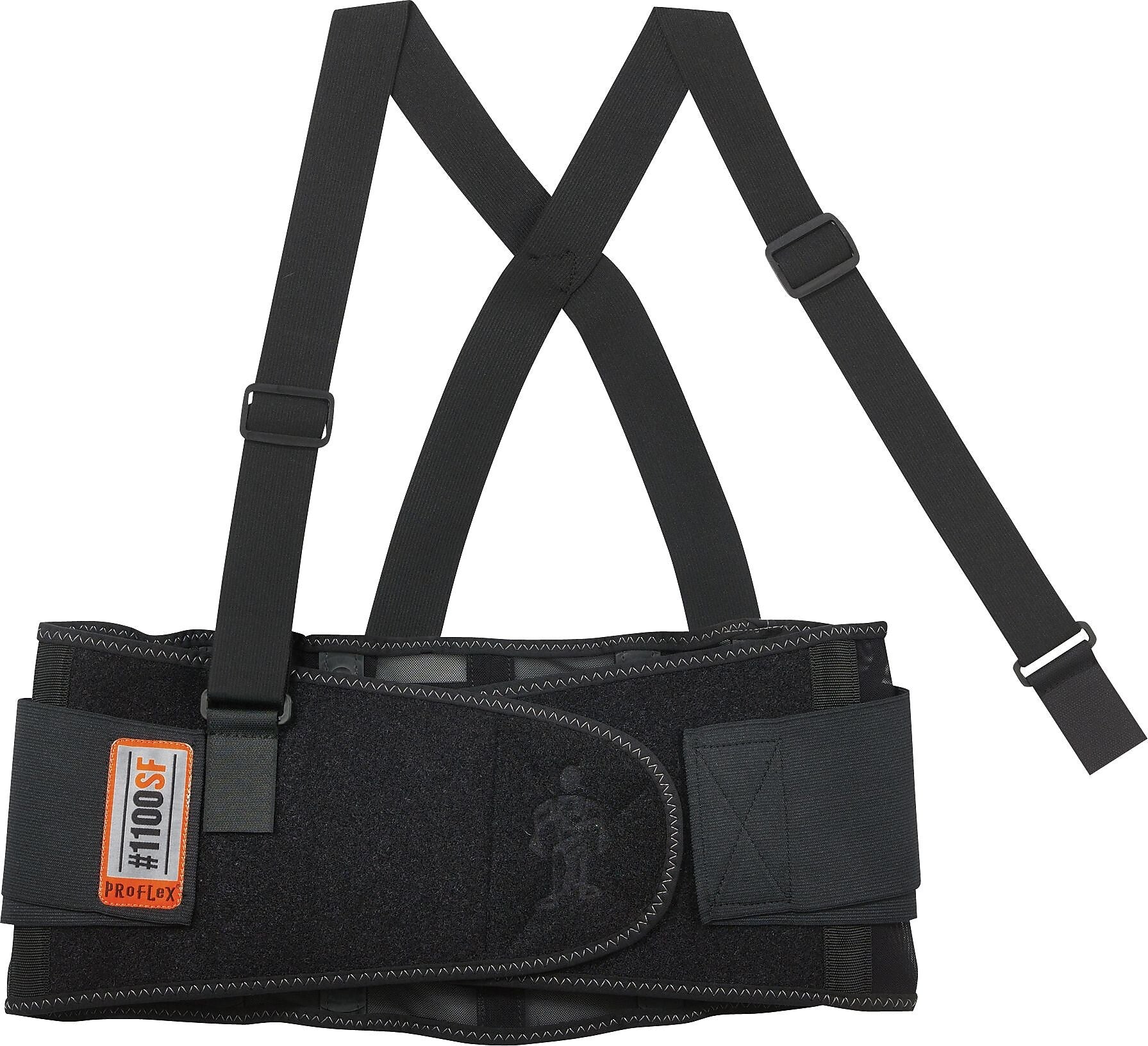 Ergodyne® ProFlex® 1100SF Standard Back Support, Black, Small