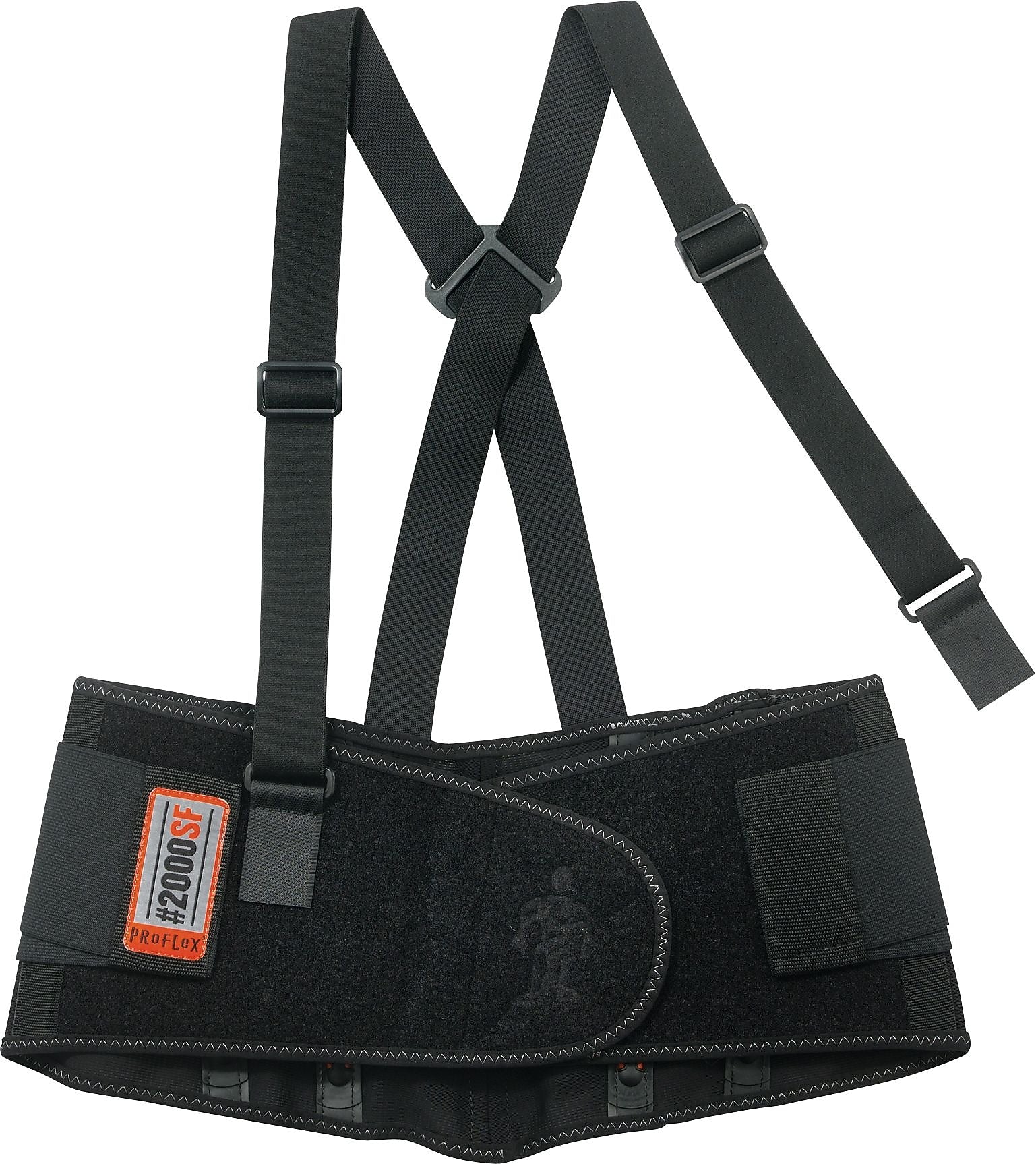 Ergodyne® ProFlex® 2000SF High-Performance Back Support, Black, XS