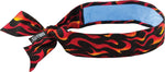 Ergodyne Chill-Its 6700 Evaporative Cooling Bandana, Red Flames, One Size, 6/Carton (12568)