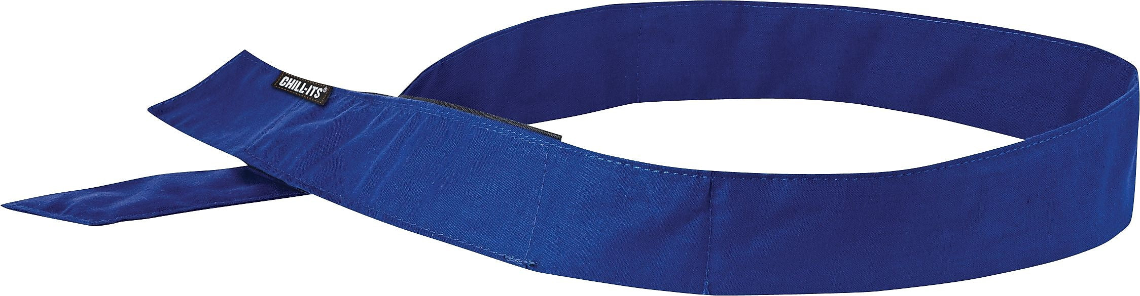 Ergodyne Chill-Its 6705 Evaporative Cooling Bandana, Blue, One Size, 24/Carton (12317)