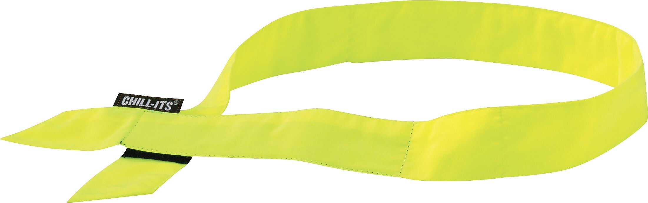 Ergodyne Chill-Its 6705 Evaporative Cooling Bandana, Lime, One Size, 24/Carton (12321)