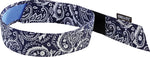 Ergodyne Chill-Its 6705CT Evaporative Cooling Bandana, Navy Western, One Size, 6/Carton (12574)