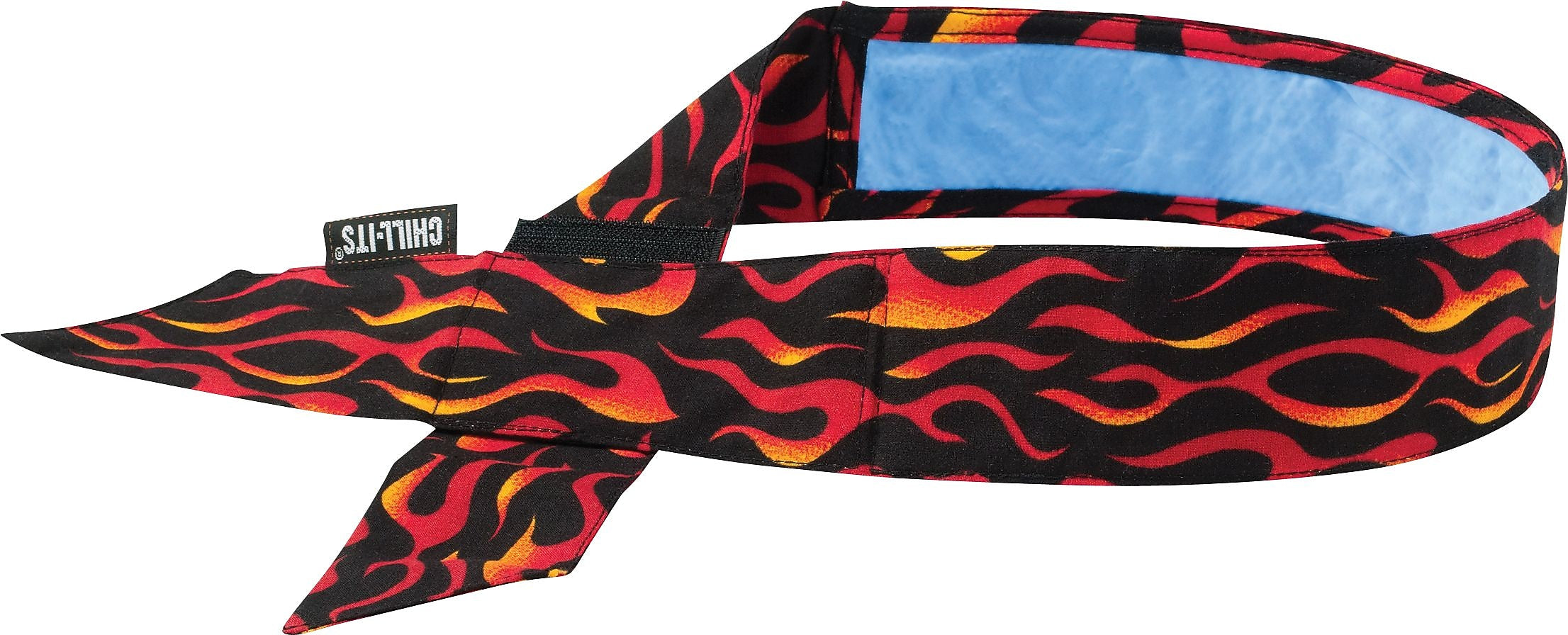 Ergodyne Chill-Its 6705 Evaporative Cooling Bandana, Flames, One Size, 6/Carton (12578)