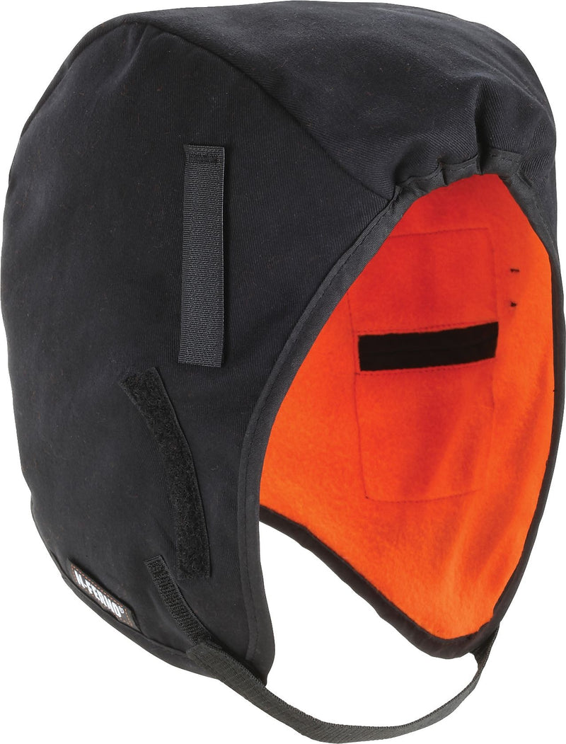 Ergodyne N-Ferno Winter Liner, Cotton, Black, 12/Carton (16850)