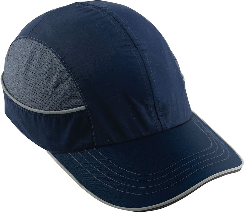 Ergodyne Skullerz Nylon Long Brim Bump Cap, Navy (23345)