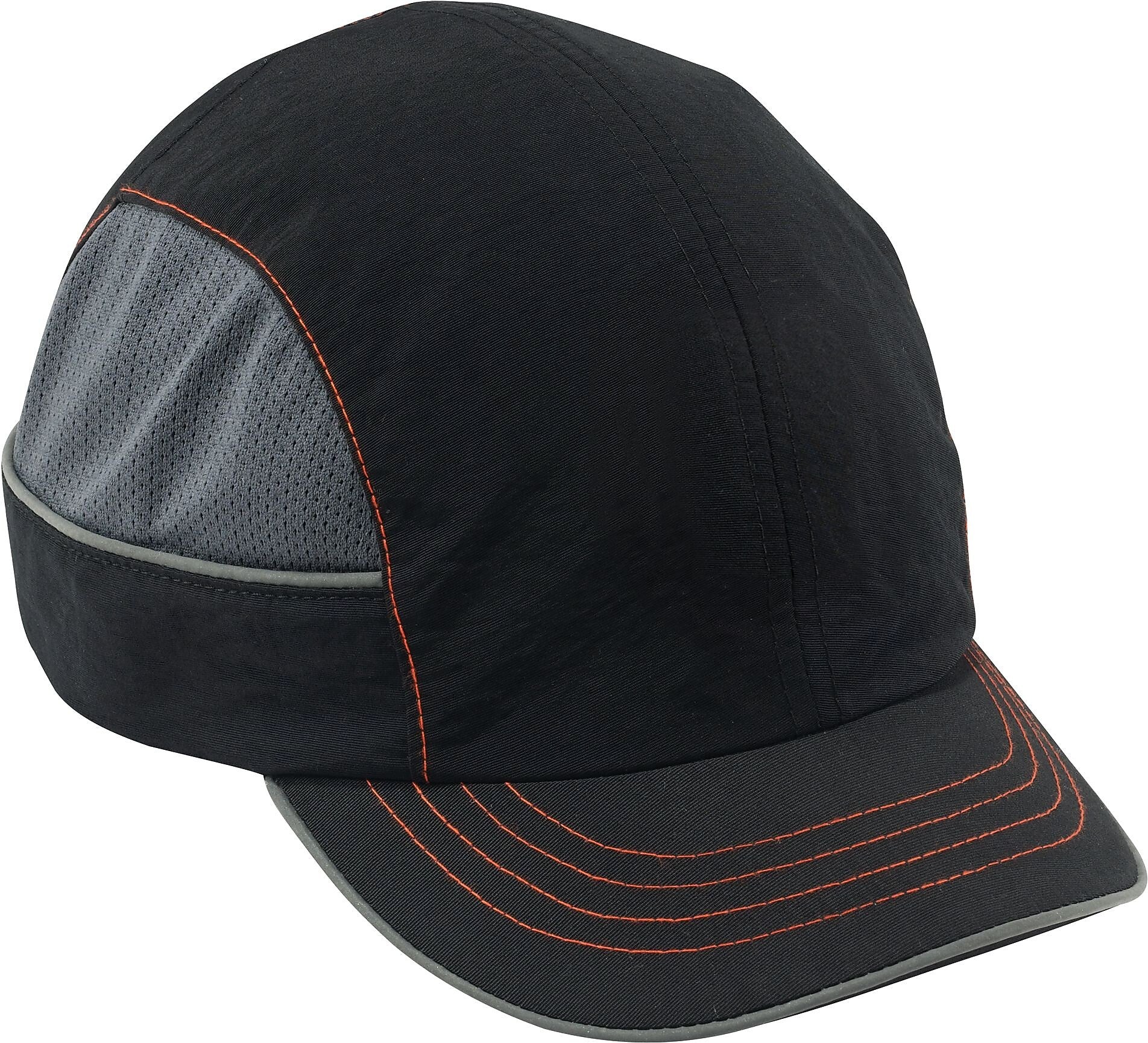 Ergodyne Skullerz Nylon Short Brim Bump Cap, Black (23340)