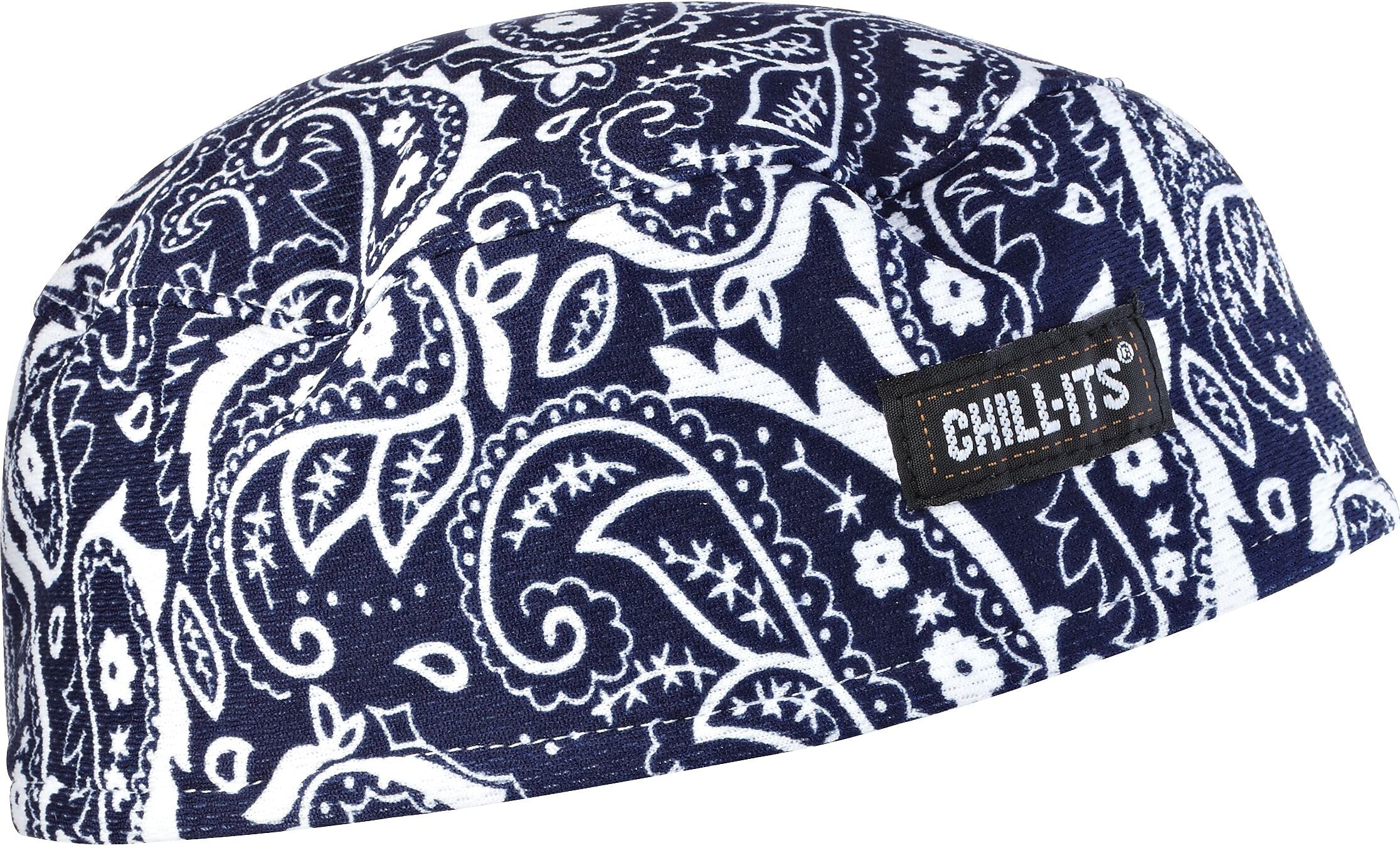 Ergodyne Chill-Its 6630 High-Performance Cooling Beanie, Navy Western, One Size, 6/Carton (12509)