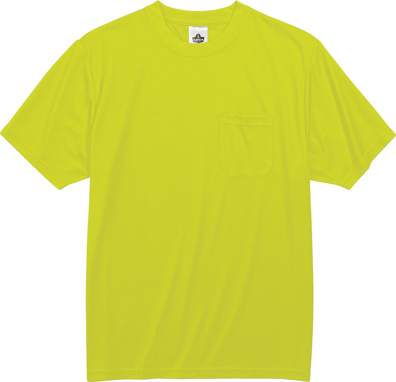 Ergodyne GloWear 8089 High Visibility Short Sleeve T-Shirt, Lime, 5XL (21559)