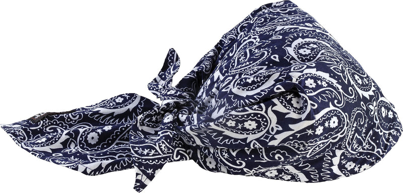 Chill-Its 6710 Evaporative Cooling Towel, Navy Western, One Size, 6/Carton (12584)