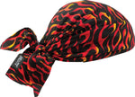 Chill-its 6710 Evaporative Cooling Towel, Flames, One Size, 6/Carton (12588)