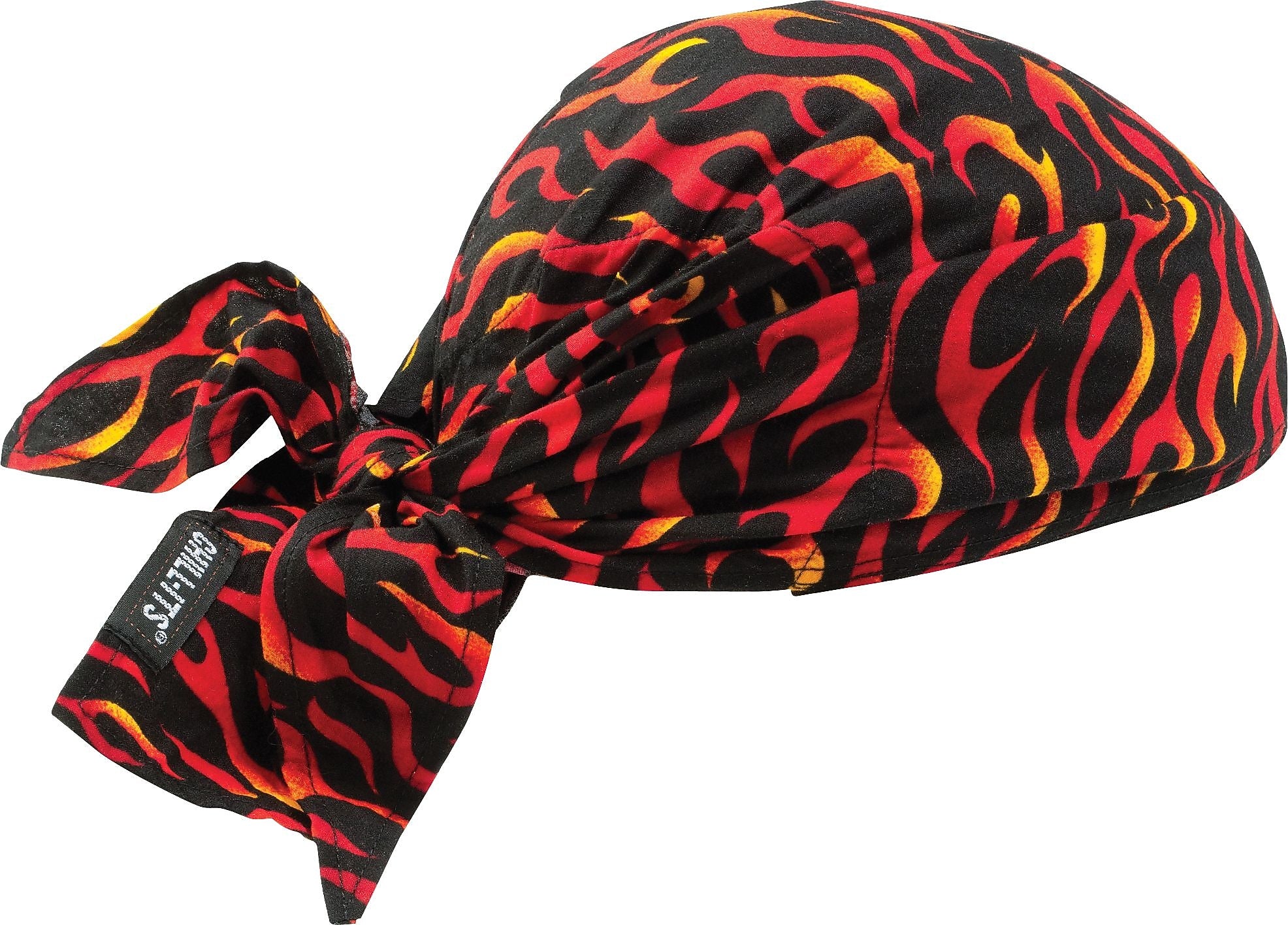 Chill-its 6710 Evaporative Cooling Towel, Flames, One Size, 6/Carton (12588)
