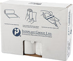 High-Density Can Liner, 38 x 58, 60gal, 14mic, Clear, 25/Roll, 8 Rolls/Carton